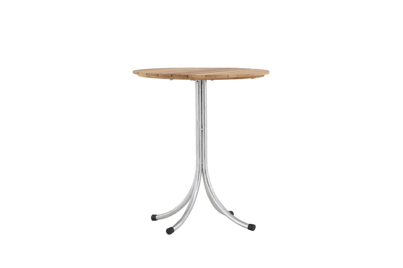 Holmsund Cafébord 65 cm - Natur/Sølv - Hagemøbler - Balkong - Balkongmøbler - Balkongbord