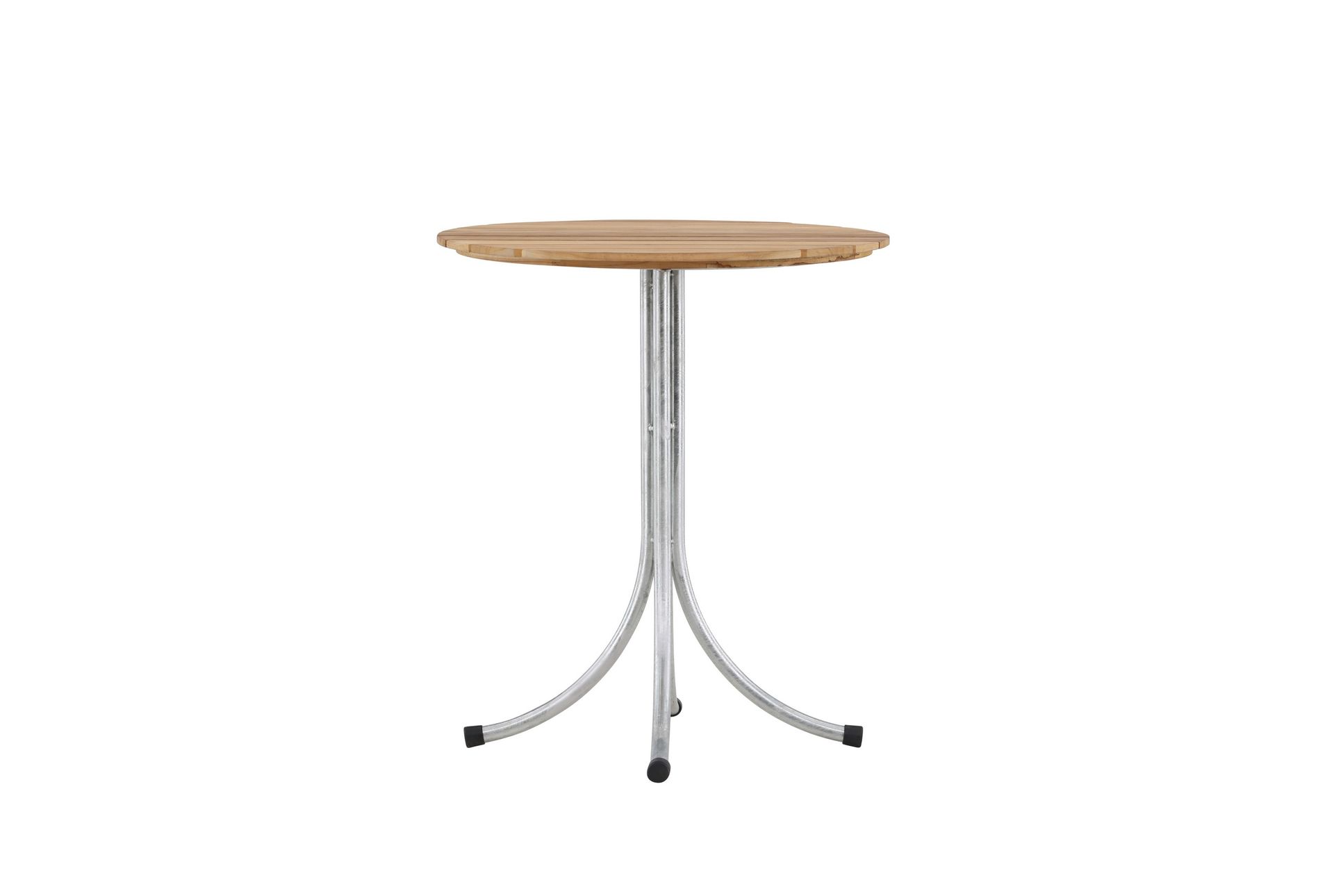 Holmsund Cafébord 65 cm - Natur/Sølv - Hagemøbler - Balkong - Balkongmøbler - Balkongbord
