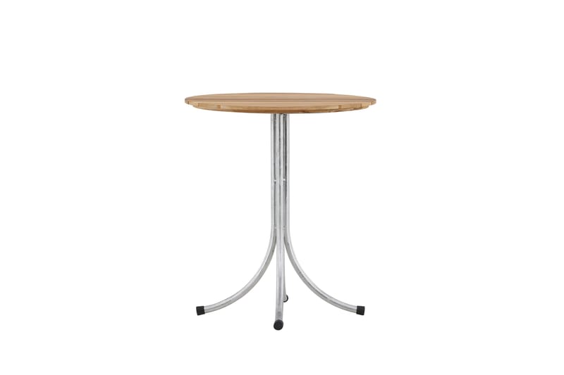 Holmsund Cafébord 65 cm - Natur/Sølv - Hagemøbler - Balkong - Balkongmøbler - Balkongbord
