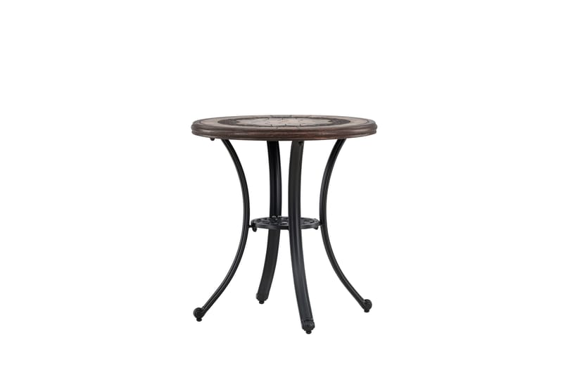 Leiria Cafébord 60 cm - Brun - Hagemøbler - Balkong - Balkongmøbler - Balkongbord