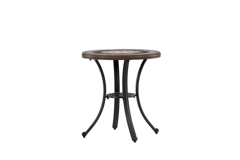 Leiria Cafébord 60 cm - Brun - Hagemøbler - Balkong - Balkongmøbler - Balkongbord