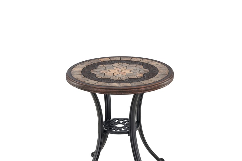 Leiria Cafébord 60 cm - Brun - Hagemøbler - Balkong - Balkongmøbler - Balkongbord