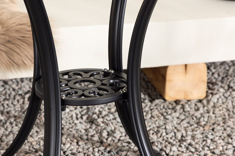 Leiria Cafébord 60 cm - Brun - Hagemøbler - Balkong - Balkongmøbler - Balkongbord