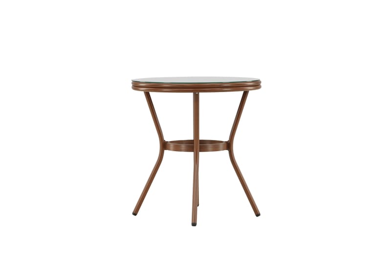 Loures Cafébord 70 cm - Brun - Hagemøbler - Balkong - Balkongmøbler - Balkongbord