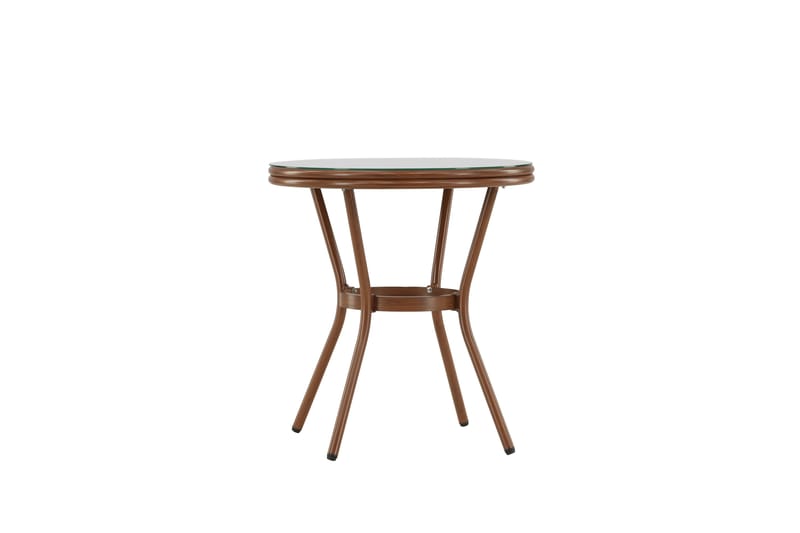 Loures Cafébord 70 cm - Brun - Hagemøbler - Balkong - Balkongmøbler - Balkongbord