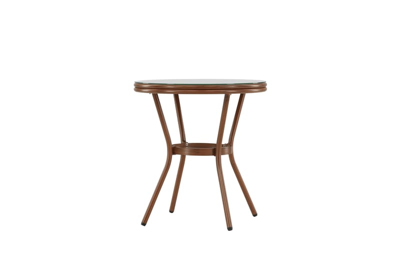 Loures Cafébord 70 cm - Brun - Hagemøbler - Balkong - Balkongmøbler - Balkongbord