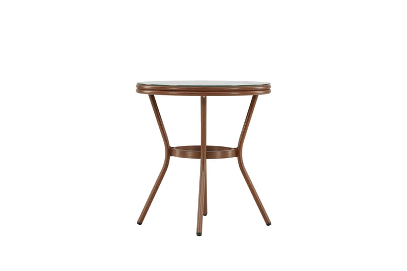 Loures Cafébord 70 cm - Brun - Hagemøbler - Balkong - Balkongmøbler - Balkongbord