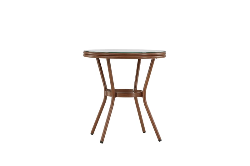 Loures Cafébord 70 cm - Brun - Hagemøbler - Balkong - Balkongmøbler - Balkongbord