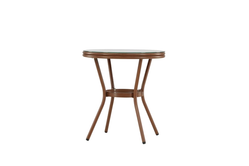 Loures Cafébord 70 cm - Brun - Hagemøbler - Balkong - Balkongmøbler - Balkongbord