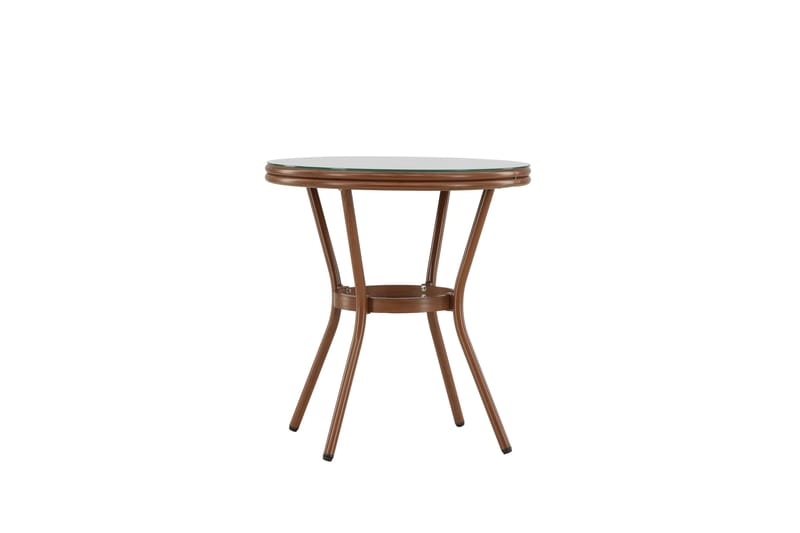 Loures Cafébord 70 cm - Brun - Hagemøbler - Balkong - Balkongmøbler - Balkongbord