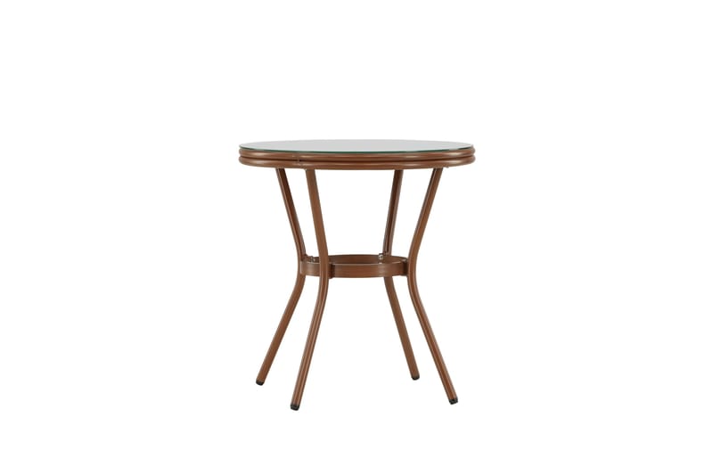 Loures Cafébord 70 cm - Brun - Hagemøbler - Balkong - Balkongmøbler - Balkongbord