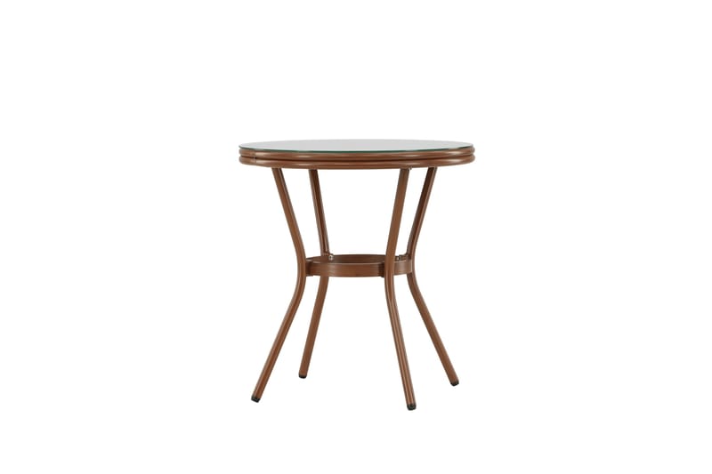 Loures Cafébord 70 cm - Brun - Hagemøbler - Balkong - Balkongmøbler - Balkongbord