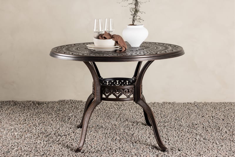 Coimbra Cafébord 100 cm - Brun - Hagemøbler - Balkong - Balkongmøbler - Balkongbord