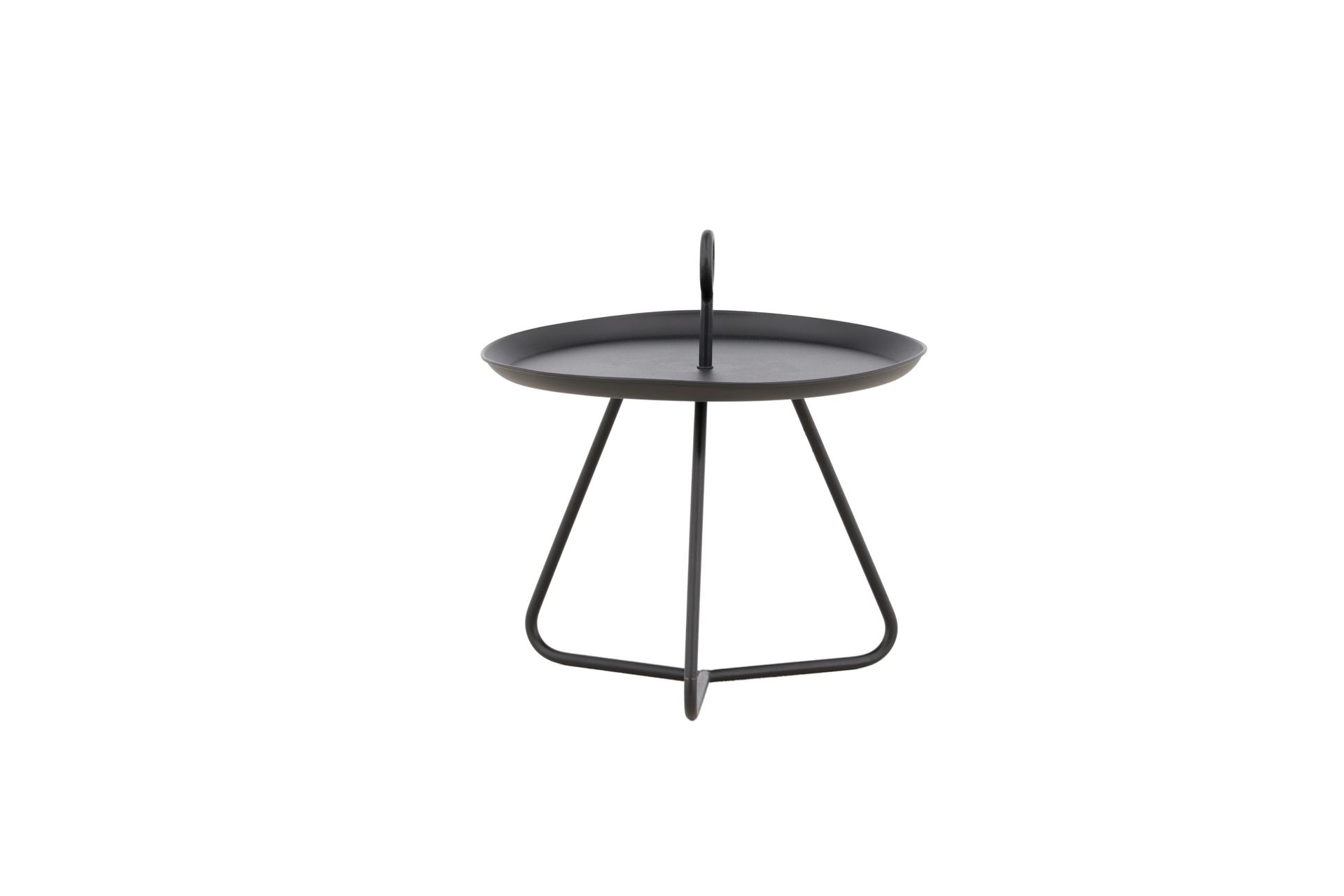 Pamplona Sidebord 40 cm - Svart - Hagemøbler - Balkong - Balkongmøbler - Balkongbord