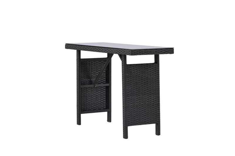Padova Sidebord 40x120 cm - Svart - Hagemøbler - Balkong - Balkongmøbler - Balkongbord