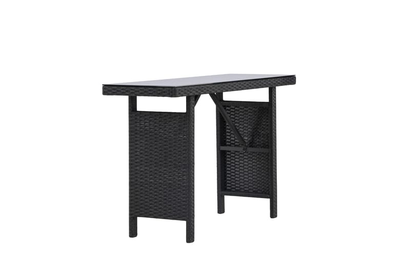 Padova Sidebord 40x120 cm - Svart - Hagemøbler - Balkong - Balkongmøbler - Balkongbord