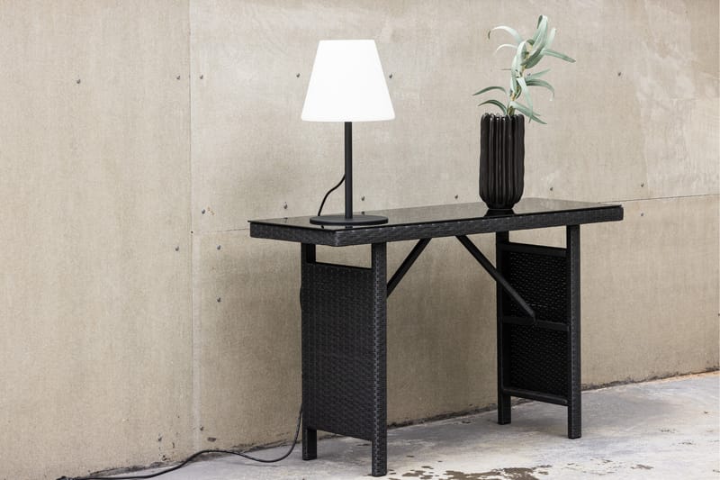 Padova Sidebord 40x120 cm - Svart - Hagemøbler - Balkong - Balkongmøbler - Balkongbord