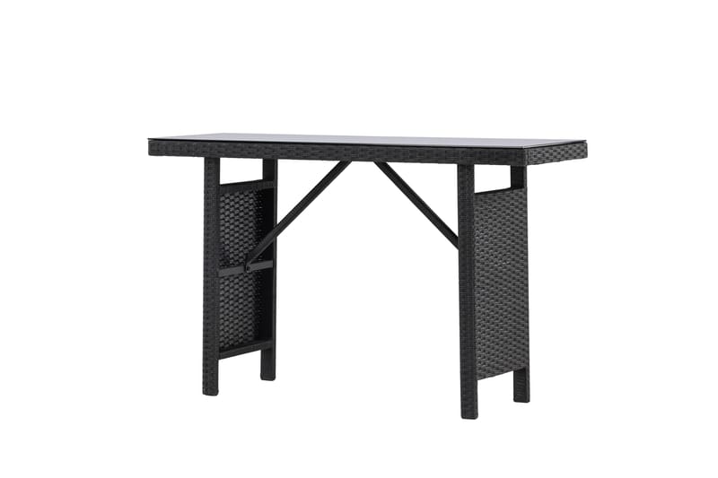 Padova Sidebord 40x120 cm - Svart - Hagemøbler - Balkong - Balkongmøbler - Balkongbord