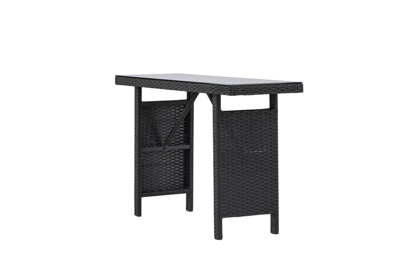 Padova Sidebord 40x120 cm - Svart - Hagemøbler - Balkong - Balkongmøbler - Balkongbord