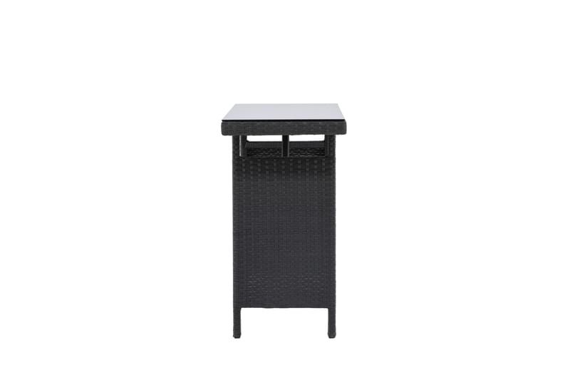 Padova Sidebord 40x120 cm - Svart - Hagemøbler - Balkong - Balkongmøbler - Balkongbord
