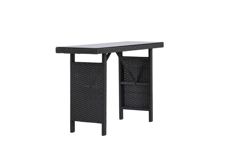 Padova Sidebord 40x120 cm - Svart - Hagemøbler - Balkong - Balkongmøbler - Balkongbord