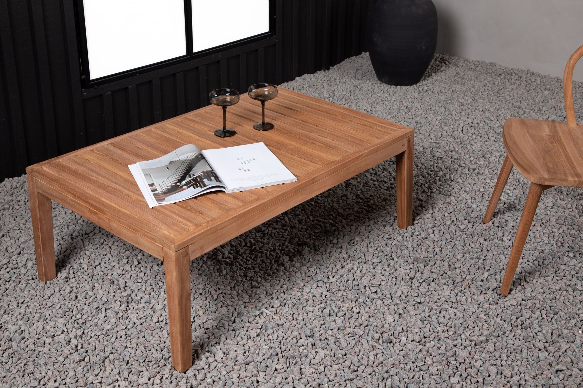 Amlan Sofabord 70x110 cm - Natur - Hagemøbler - Balkong - Balkongmøbler - Balkongbord