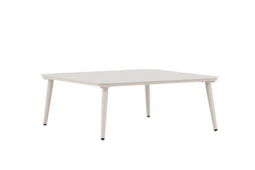 Lina Sofabord 90x90 cm - Beige - Hagemøbler - Balkong - Balkongmøbler - Balkongbord