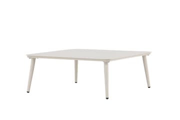 Lina Sofabord 90x90 cm - Beige - Hagemøbler - Balkong - Balkongmøbler - Balkongbord