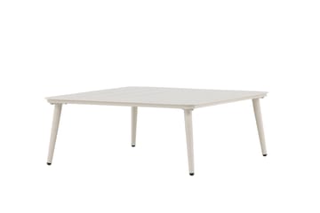 Lina Sofabord 90x90 cm - Beige - Hagemøbler - Balkong - Balkongmøbler - Balkongbord