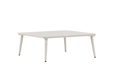 Lina Sofabord 90x90 cm - Beige - Hagemøbler - Balkong - Balkongmøbler - Balkongbord