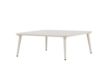 Lina Sofabord 90x90 cm - Beige - Hagemøbler - Balkong - Balkongmøbler - Balkongbord