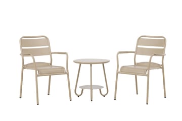Faro Balkonggruppe 2-seter - Beige - Hagemøbler - Balkong - Balkongmøbler - Balkonggrupper