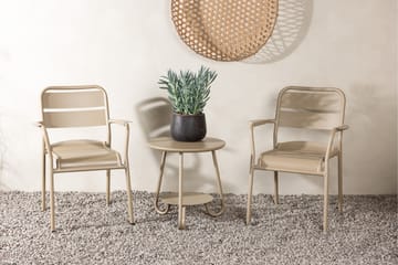 Faro Balkonggruppe 2-seter - Beige - Hagemøbler - Balkong - Balkongmøbler - Balkonggrupper