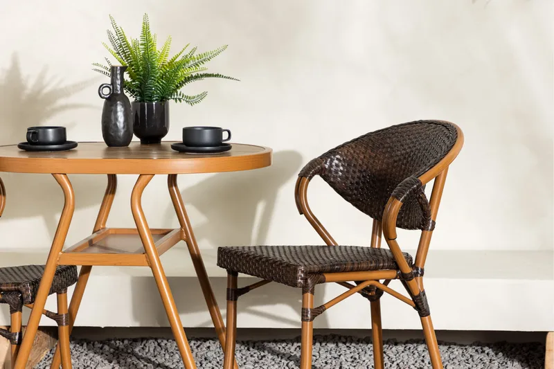 Abrantes Balkonggruppe 2-seter - Brun - Hagemøbler - Balkong - Balkongmøbler - Balkonggrupper