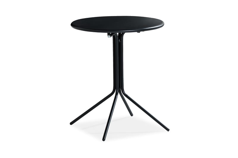 Alexis Cafébord 60 cm Rundt - Svart - Cafebord - Balkongbord
