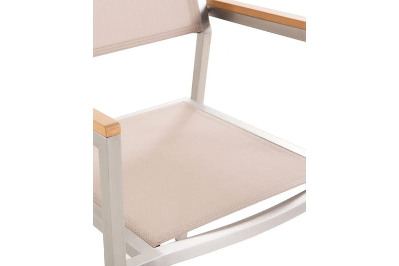 Bacoli Lenestol - Beige/Sølv - Hagemøbler - Balkong - Balkongmøbler - Balkongstoler