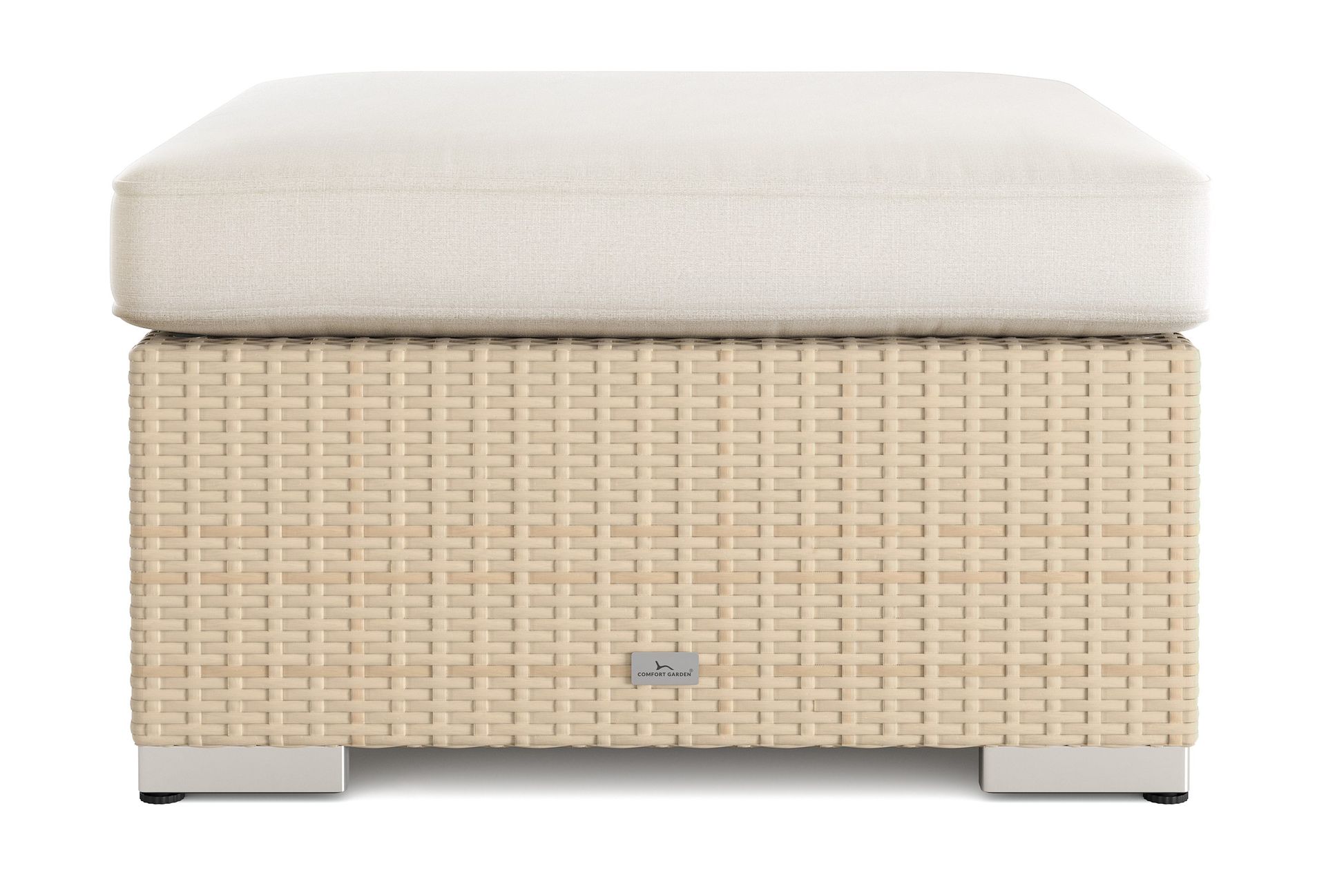 Bahamas Divanmodul – Loungebord Utendørs 75x75 cm til Sofaer - Beige