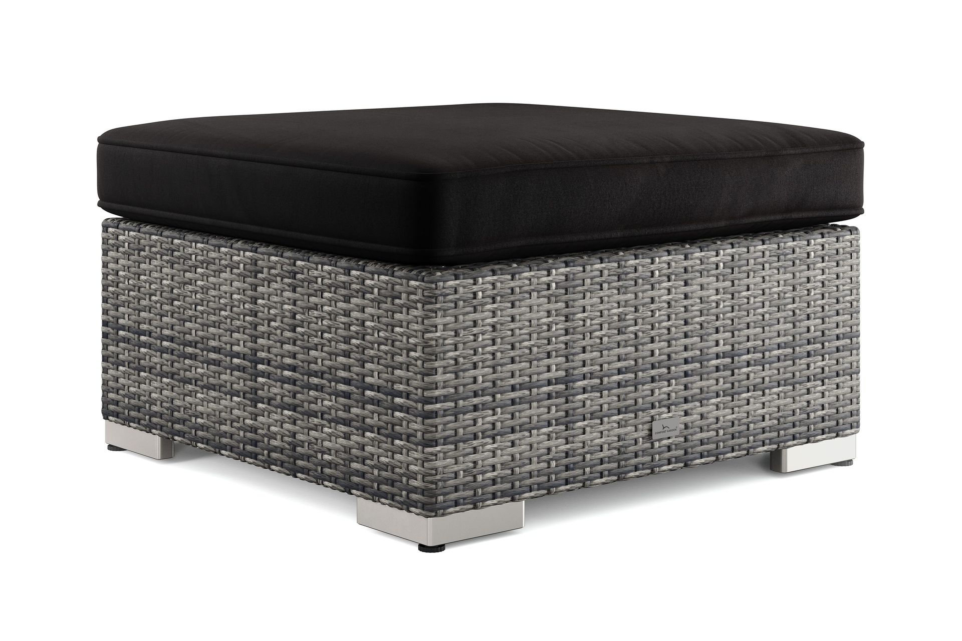 Bahamas Divanmodul – Loungebord Utendørs 75x75 cm til Sofaer - Grå