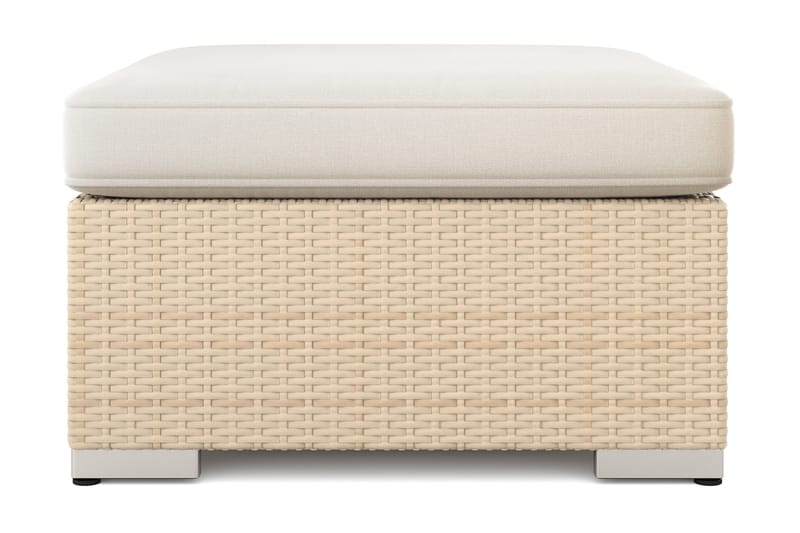 Bahamas Divanmodul – Loungebord Utendørs 75x75 cm til Sofaer - Sand - Hagemøbler - Balkong - Balkongmøbler - Balkongbord