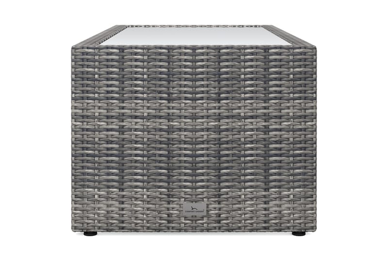 Bahamas Loungbord och Soffbord med hylla Utomhus 113 cm Kons NO BRAND - Hagemøbler - Balkong - Balkongmøbler - Balkongbord