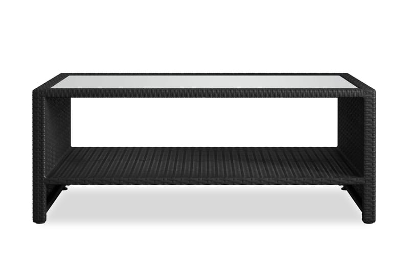 Bahamas Loungbord och Soffbord med hylla Utomhus 113 cm Kons NO BRAND - Hagemøbler - Balkong - Balkongmøbler - Balkongbord