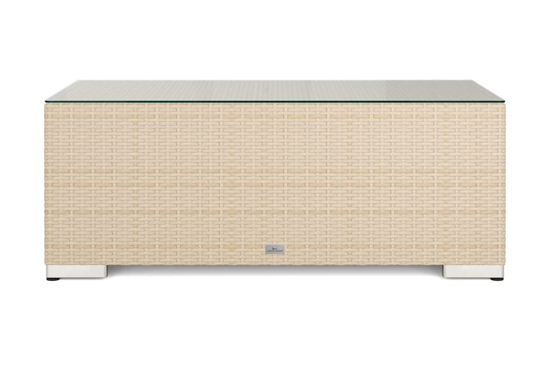 Bahamas Sofabord Utendørs 113x58 cm Kunstrotting - Beige - Hagemøbler - Balkong - Balkongmøbler - Balkongbord