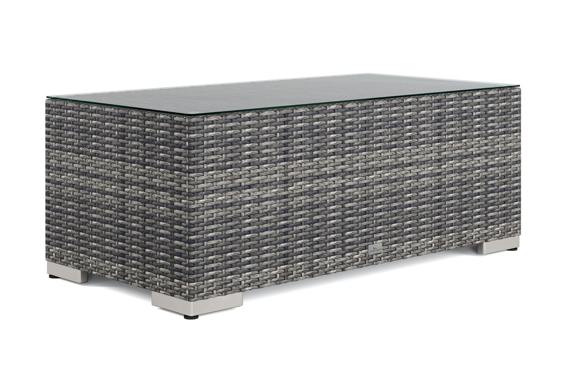 Bahamas Sofabord Utendørs 113x58 cm Kunstrotting - Grå