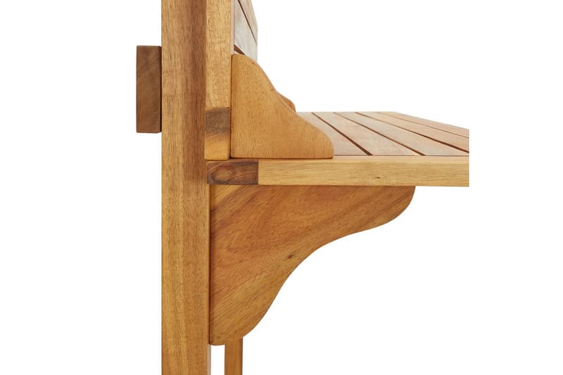 Barbord for balkong 90x37x122,5 cm heltre akasie - Hagemøbler - Balkong - Balkongmøbler - Balkongbord