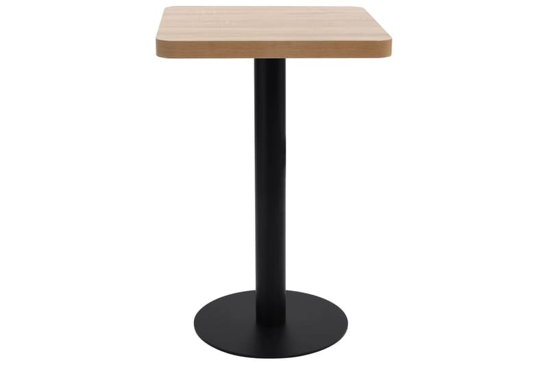Bistrobord lysebrun 50x50 cm MDF - Brun - Hagemøbler - Balkong - Balkongmøbler - Balkongbord