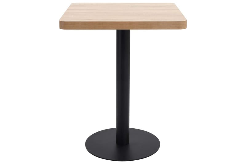 Bistrobord lysebrun 60x60 cm MDF - Brun - Hagemøbler - Balkong - Balkongmøbler - Balkongbord