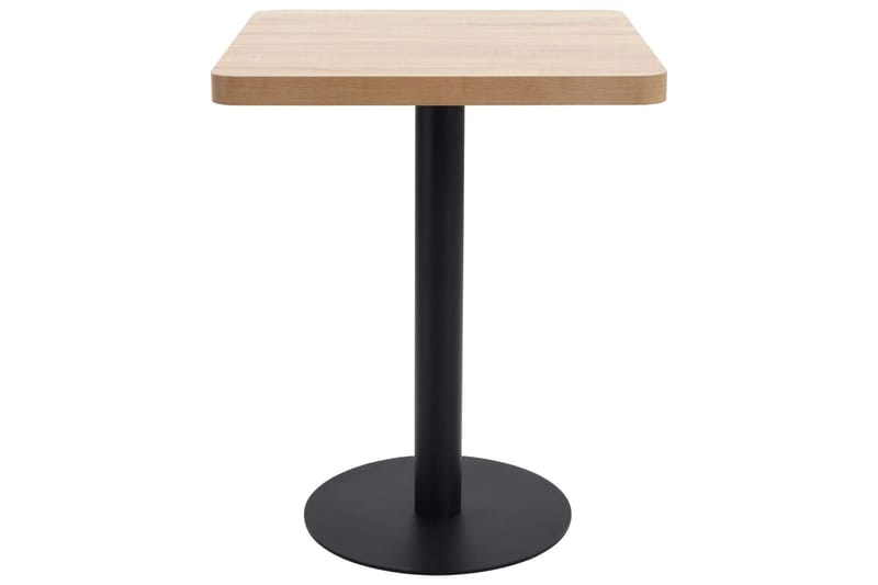 Bistrobord lysebrun 60x60 cm MDF - Brun - Cafebord - Balkongbord