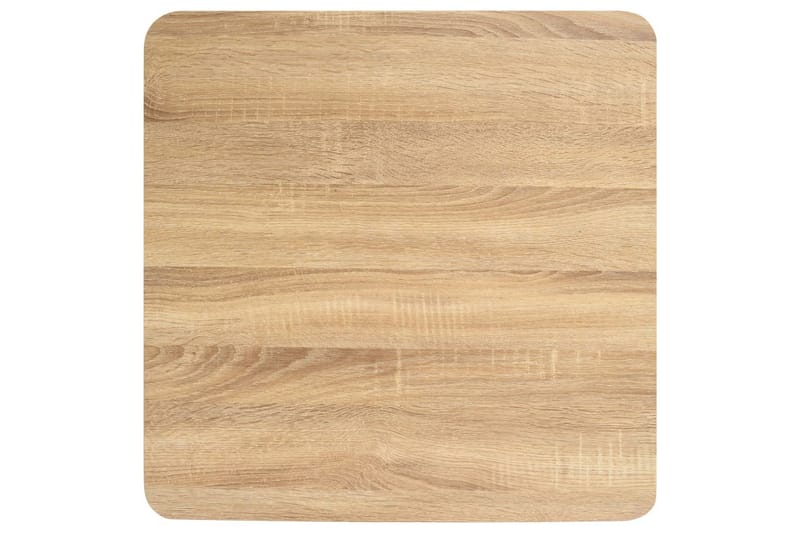 Bistrobord lysebrun 60x60 cm MDF - Brun - Hagemøbler - Balkong - Balkongmøbler - Balkongbord