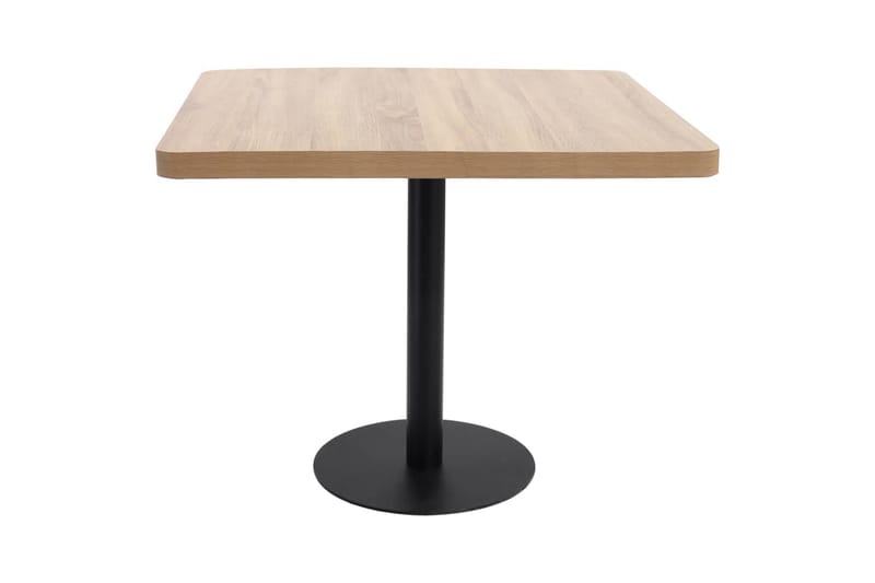 Bistrobord lysebrun 80x80 cm MDF - Brun - Hagemøbler - Balkong - Balkongmøbler - Balkongbord