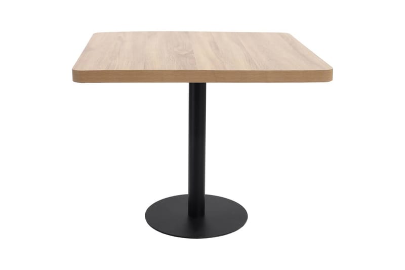 Bistrobord lysebrun 80x80 cm MDF - Brun - Cafebord - Balkongbord